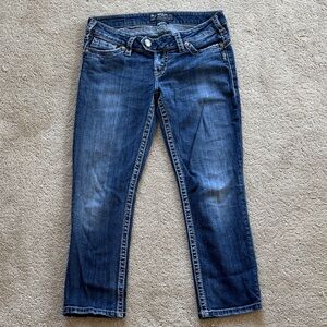 Silver Jeans Indigo Ankle-Length Denim